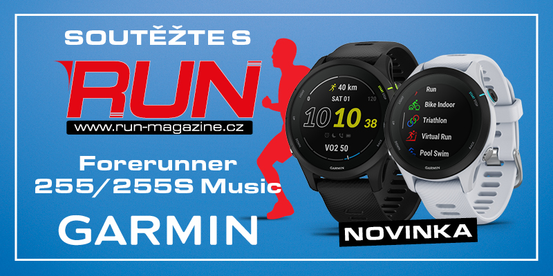 Soutěž o běžecké hodinky GARMIN FORERUNNER 255 MUSIC!