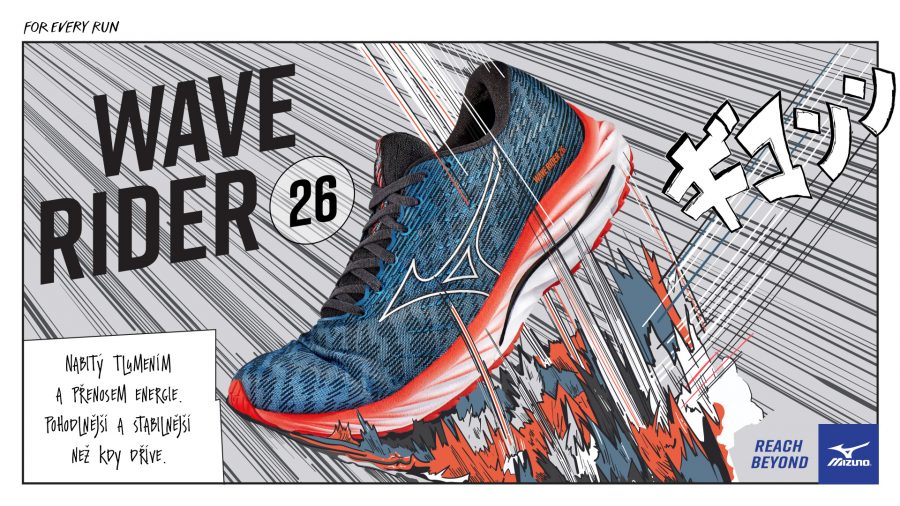Soutěžte s námi o běžecké boty Mizuno Wave Rider 26!