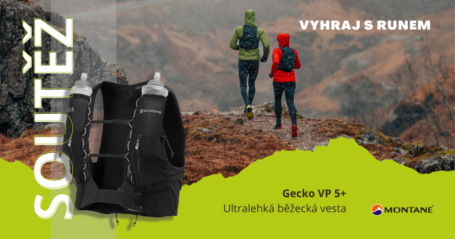 Soutěž s námi o ultralehkou běžeckou vestu Montane Gecko VP5+!