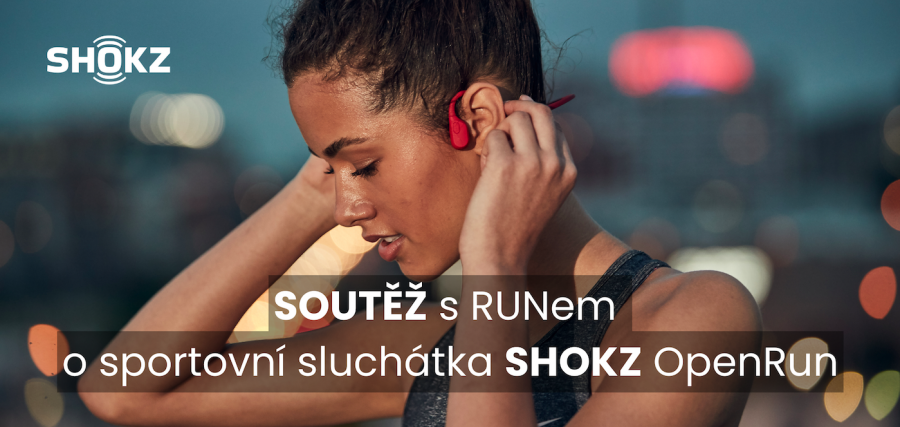 Soutěž s námi o sportovní sluchátka SHOKZ OpenRun!