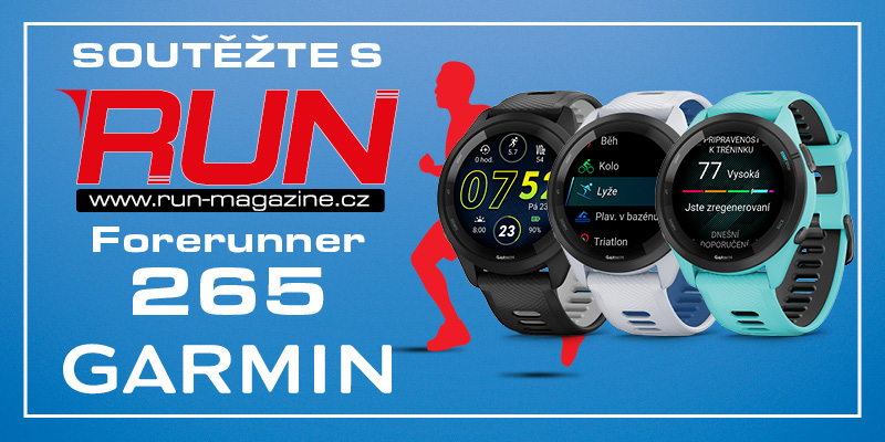 Soutěž s námi o hodinky Garmin Forerunner 265!